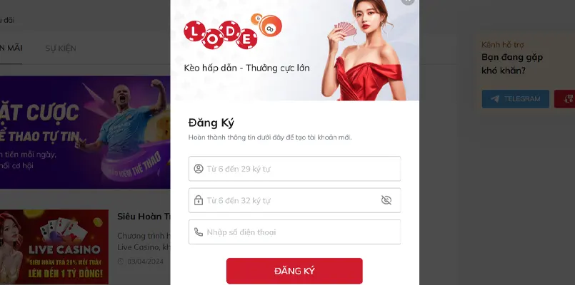 cách đăng ký lode88