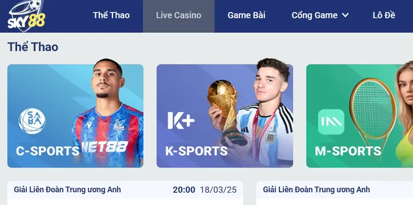 sky88 2 hình thức cá cược sky88