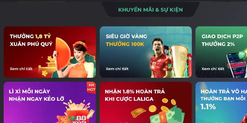uk88 4 khuyến mãi tại uk88